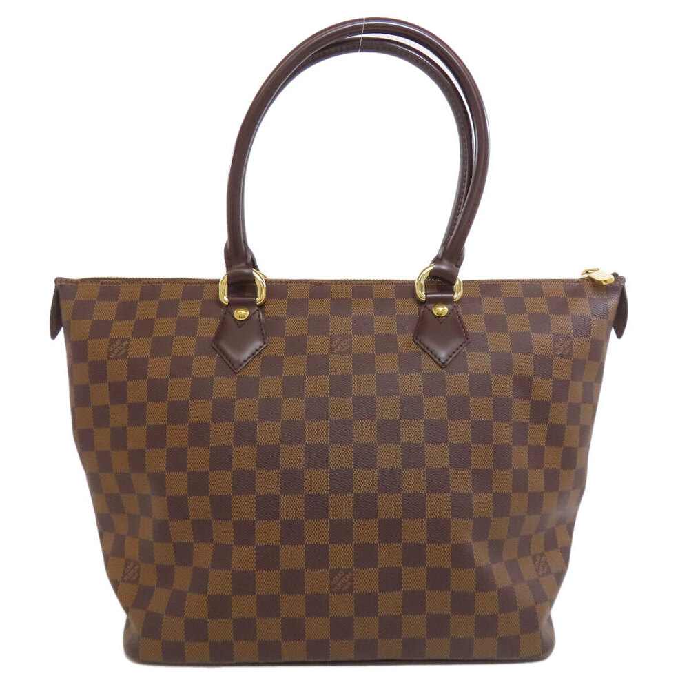 Louis Vuitton Saleya Canvas Tote Bag Damier Brown